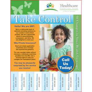 Marketing Pull Tab Flyer – A